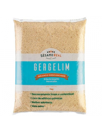 GERGELIM BRANCO DESCASCADO 1 KG - SESAMO