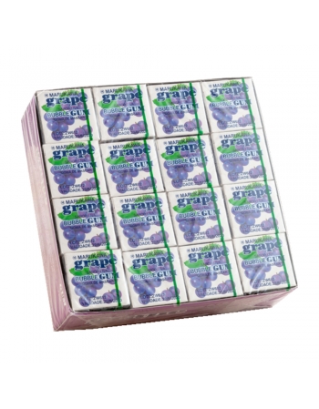 MARBLE GUM GRAPE (4BALL 48 X 5,4 G)