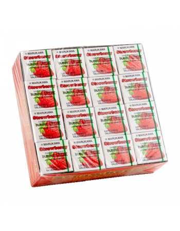 MARBLE GUM STRAWBERRY (4BALL 48 X 5,4 G)