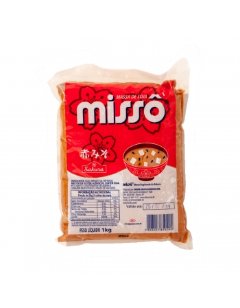 MISSO AKA (MASSA DE SOJA) 1 KG - SAKURA